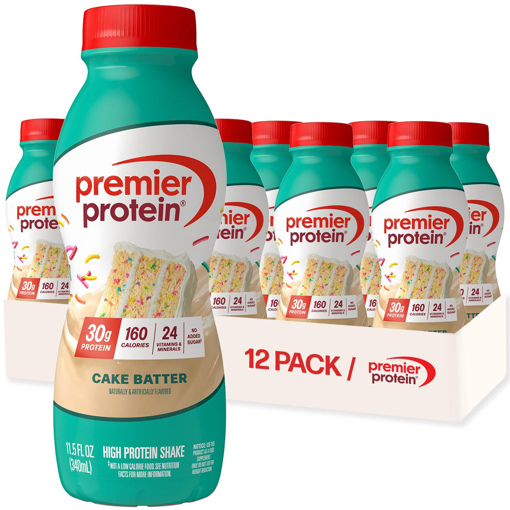 Premier Protein 30g High Protein Shake, Peaches & Cream, 12 Pack