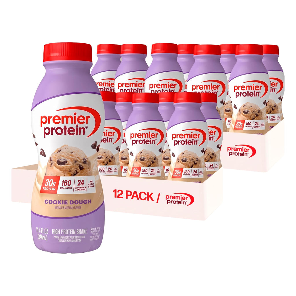 Premier Protein 30g High Protein Shake, Peaches & Cream, 12 Pack